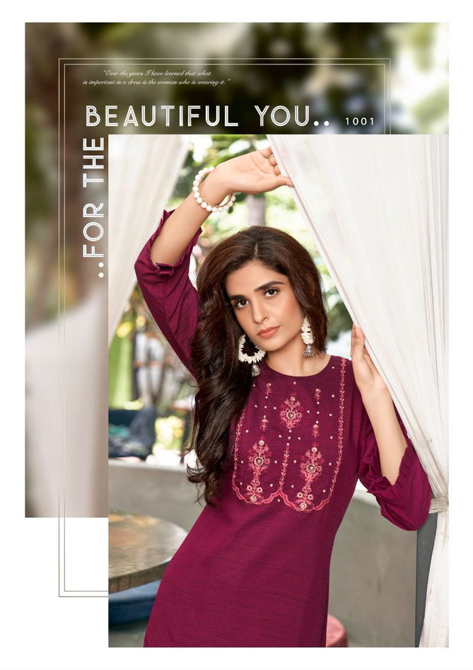 Rose Berry 1 Fancy Rayon Designer Ethnic Wear Latest Kurti Collection